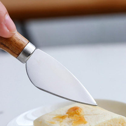 Petite Wooden Handle Cheese Knives