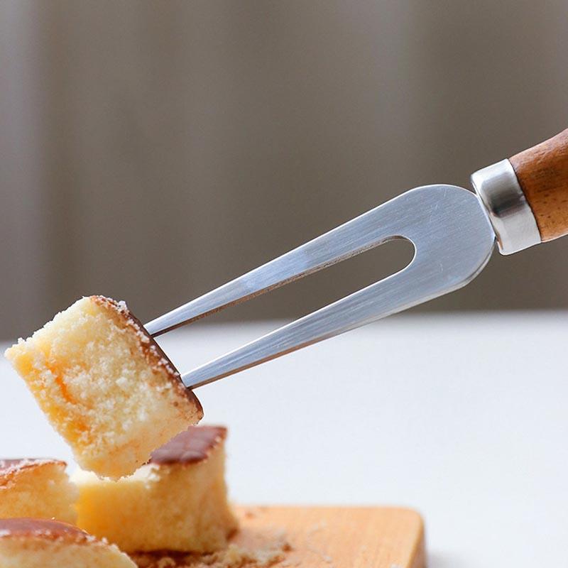 Petite Wooden Handle Cheese Knives