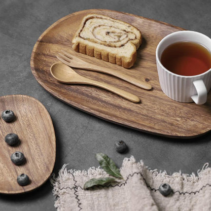 American Irregular Walnut Serving Plates