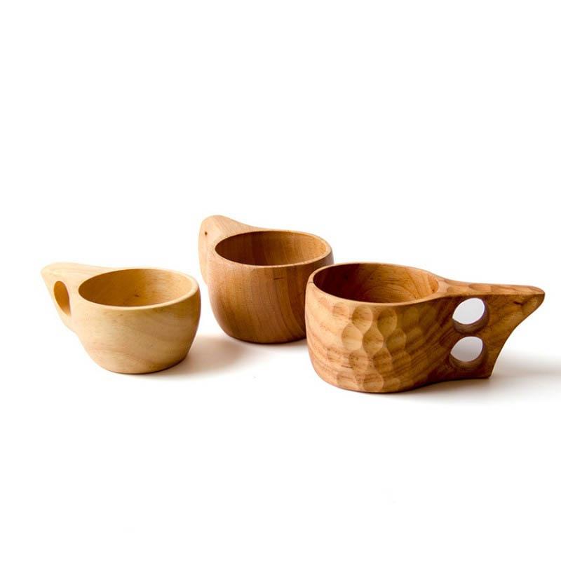 Ancient Handmade Rubberwood Cup