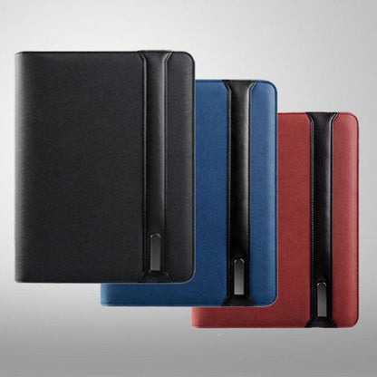 Elegant Leather Wireless Charging Folder