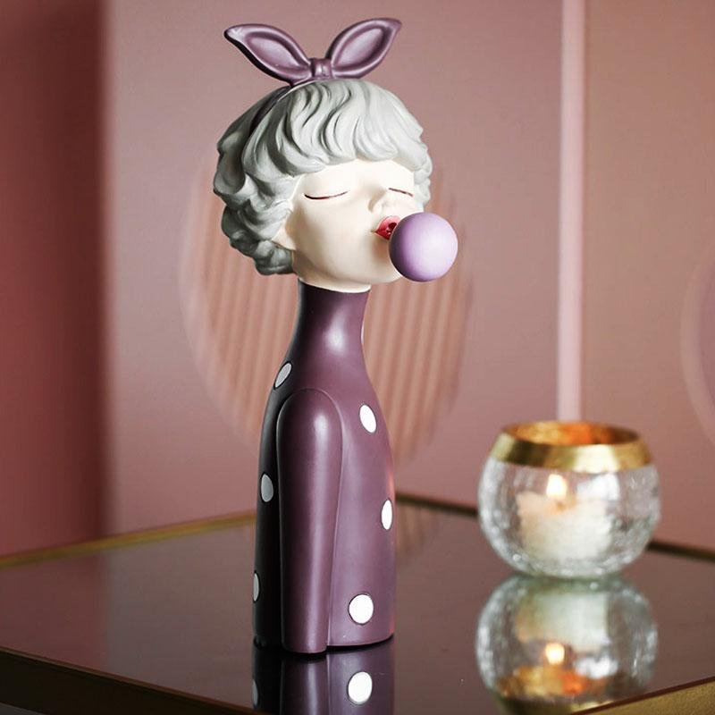 Cute Bubble Girl Figurine