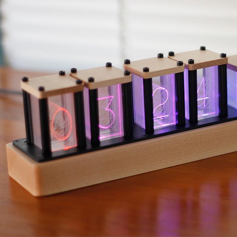 Electra Imitated Glow Tube Clock