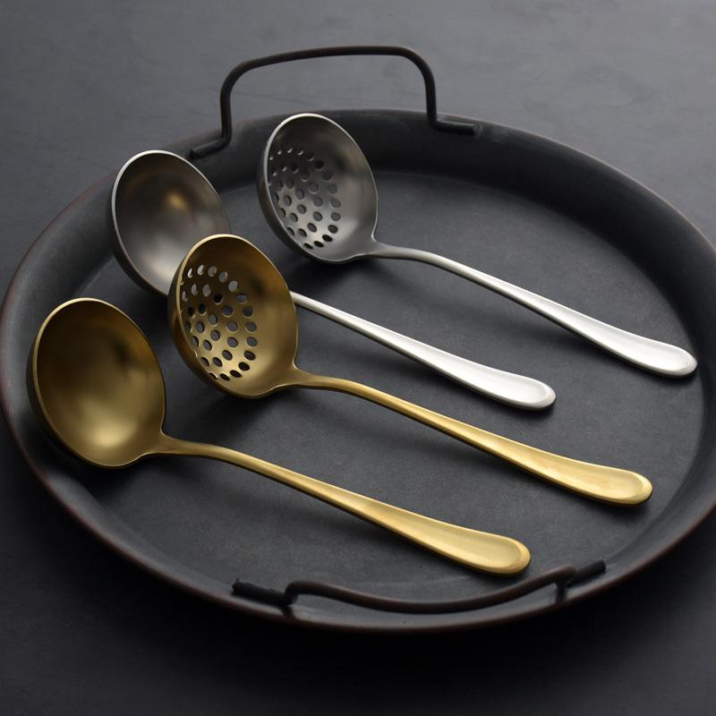 Golden Frosted Kitchen Utensil Set