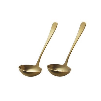 Golden Frosted Kitchen Utensil Set