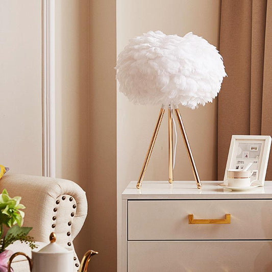 Goose Feather Lamp