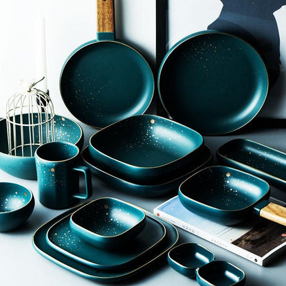 Luxury Green Rhyme Dinnerware