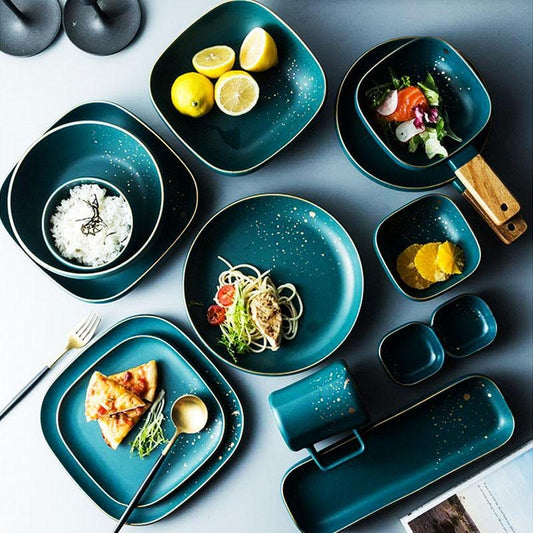 Luxury Green Rhyme Dinnerware