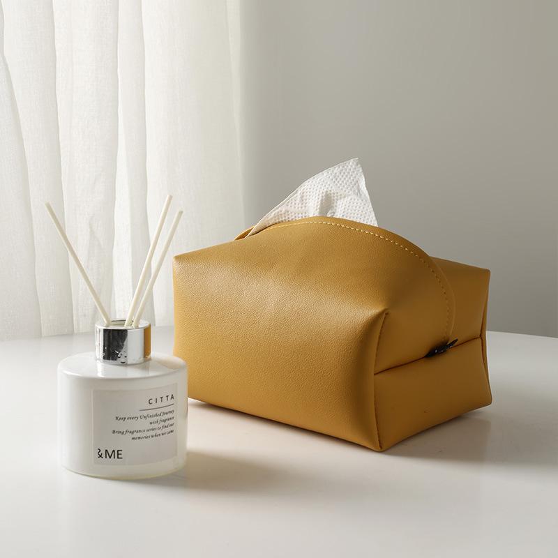 Luxury Leather Tissue Box