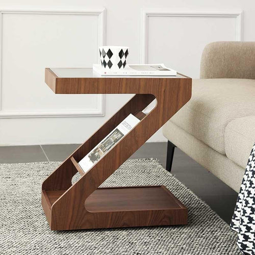 Morein Z-Shaped End Table